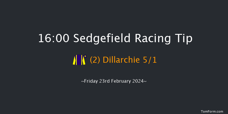 Sedgefield  16:00 Handicap
Hurdle (Class 5) 27f Wed 7th Feb 2024