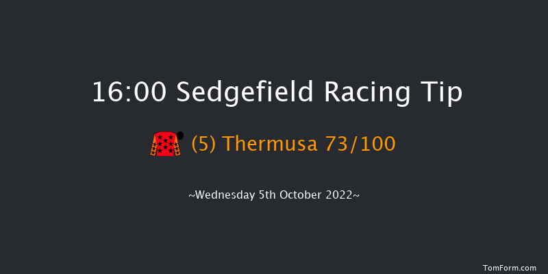 Sedgefield 16:00 Maiden Hurdle (Class 4) 20f Tue 27th Sep 2022