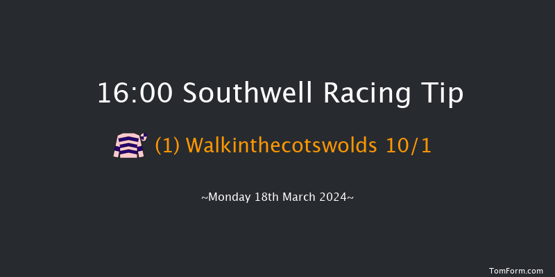 Southwell  16:00 Handicap Hurdle (Class 5)
20f Sat 16th Mar 2024