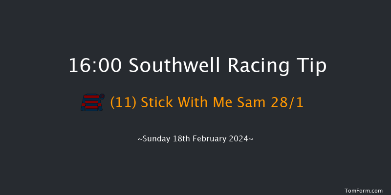 Southwell  16:00 Novices Hurdle (Class 4)
16f Thu 15th Feb 2024