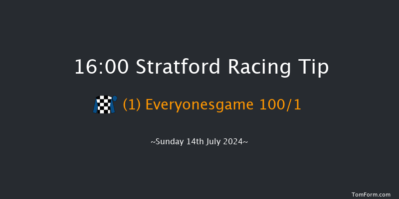 Stratford  16:00 Handicap Hurdle (Class 3)
19f Tue 2nd Jul 2024