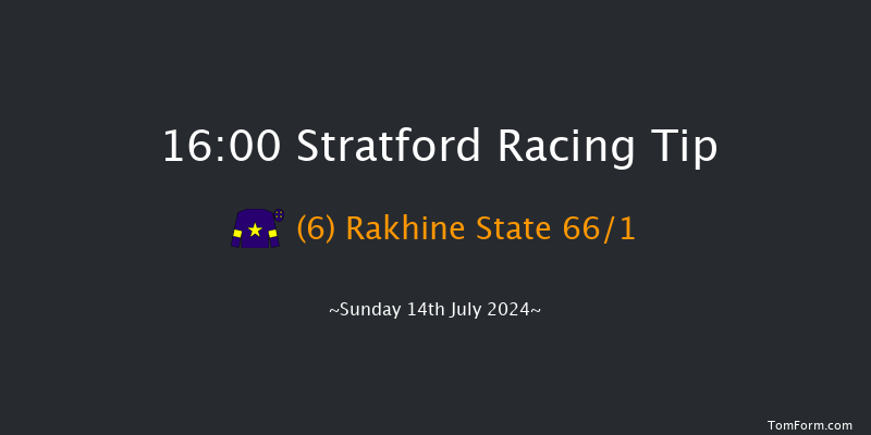 Stratford  16:00 Handicap Hurdle (Class 3)
19f Tue 2nd Jul 2024