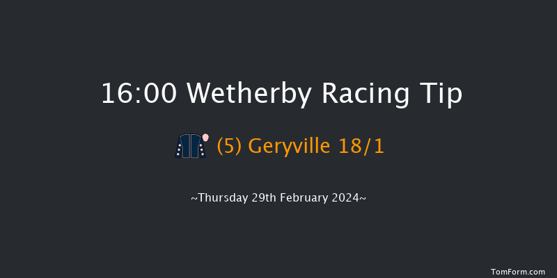 Wetherby  16:00 Handicap Chase (Class 3)
19f Sat 3rd Feb 2024