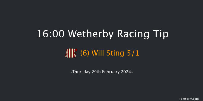 Wetherby  16:00 Handicap Chase (Class 3)
19f Sat 3rd Feb 2024