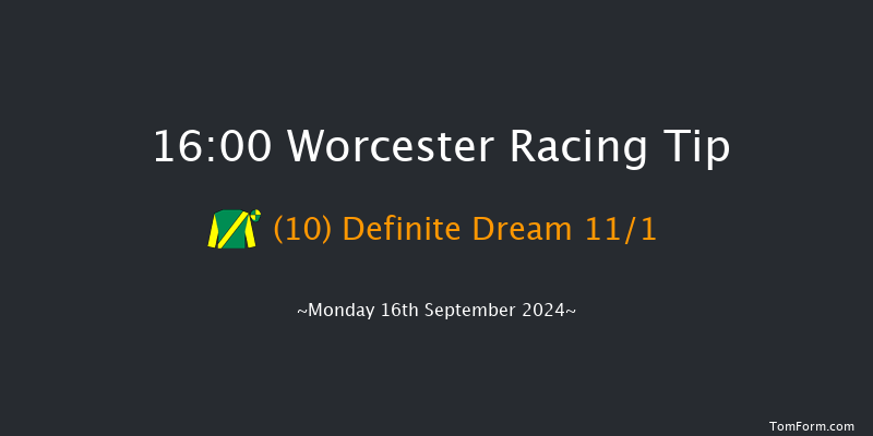 Worcester  16:00 Maiden Hurdle (Class 4) 16f  Wed 11th Sep 2024