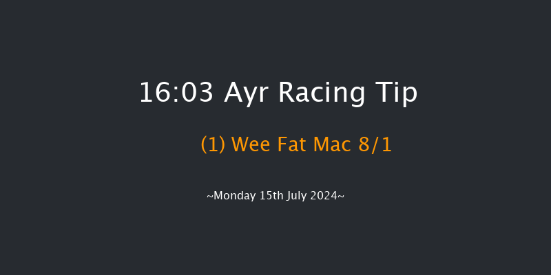 Ayr  16:03 Handicap (Class 6) 6f Mon 8th Jul 2024