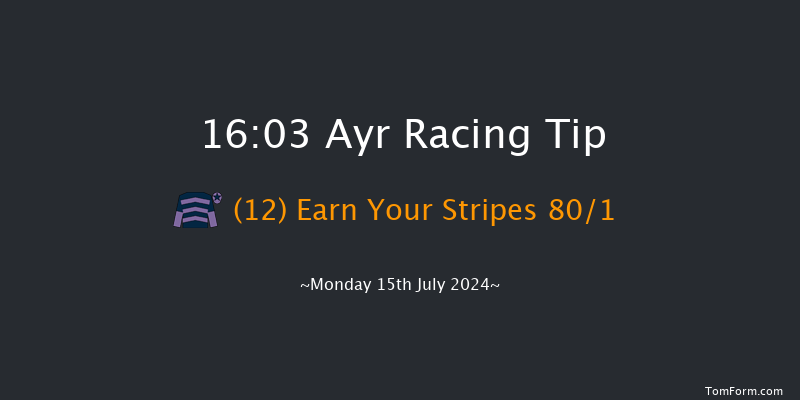 Ayr  16:03 Handicap (Class 6) 6f Mon 8th Jul 2024