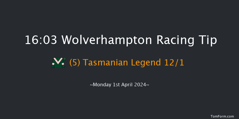 Wolverhampton  16:03 Handicap (Class 4) 9f Sat 30th Mar 2024