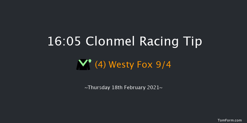 Kilmolash (Q.R.) Handicap Hurdle (80-102) Clonmel 16:05 Handicap Hurdle 19f Tue 19th Jan 2021