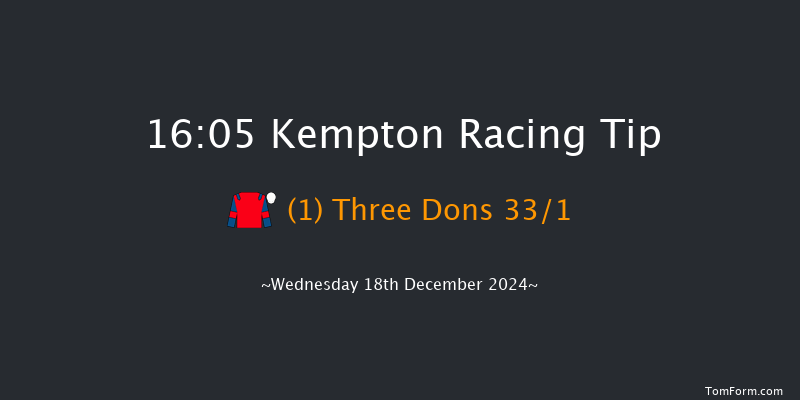 Kempton  16:05 Handicap (Class 4) 12f Wed 11th Dec 2024