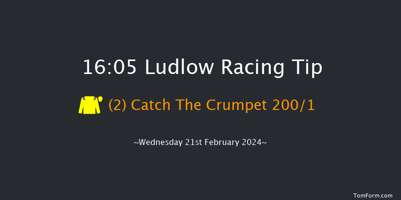 Ludlow  16:05 Maiden Hurdle (Class
4) 24f Wed 7th Feb 2024