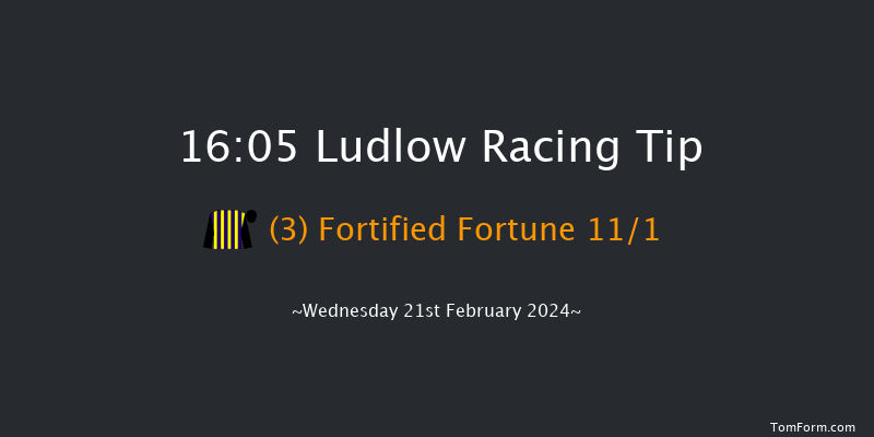 Ludlow  16:05 Maiden Hurdle (Class
4) 24f Wed 7th Feb 2024