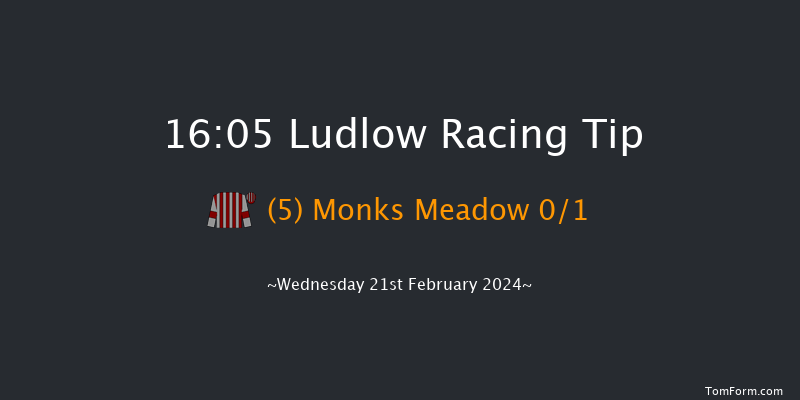 Ludlow  16:05 Maiden Hurdle (Class
4) 24f Wed 7th Feb 2024