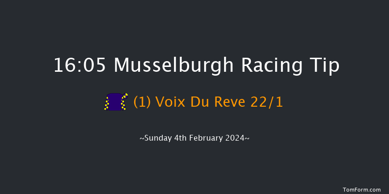 Musselburgh  16:05 Handicap Hurdle (Class
4) 20f Sat 3rd Feb 2024