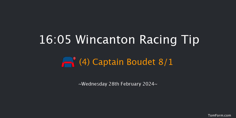 Wincanton  16:05 Handicap Hurdle (Class 4)
21f Sat 17th Feb 2024