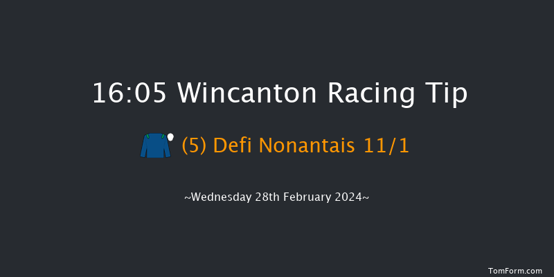 Wincanton  16:05 Handicap Hurdle (Class 4)
21f Sat 17th Feb 2024