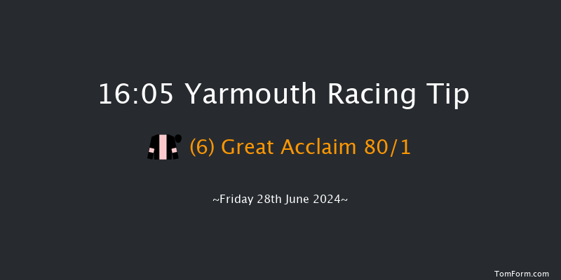 Yarmouth  16:05 Handicap (Class 4) 8f Thu 13th Jun 2024