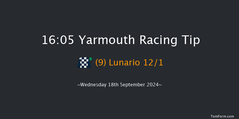 Yarmouth  16:05 Handicap (Class 3) 9f Tue 17th Sep 2024