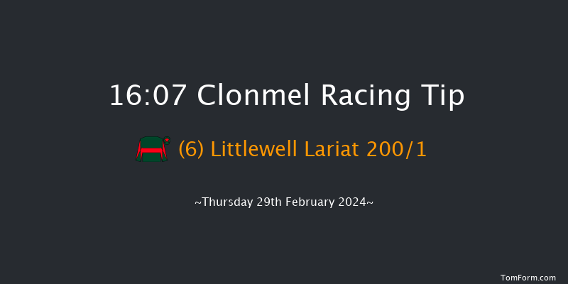 Clonmel  16:07 Maiden Hurdle 19f Thu 15th Feb 2024