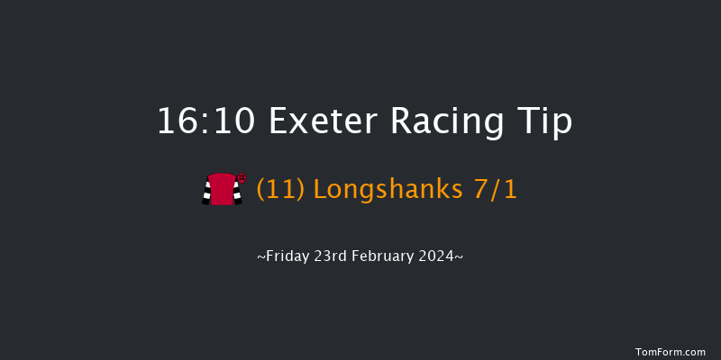 Exeter  16:10 Handicap Hurdle
(Class 4) 23f Sun 11th Feb 2024