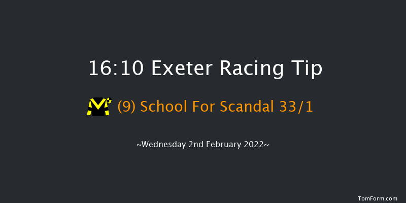 Exeter 16:10 Maiden Hurdle (Class 4) 22f Tue 18th Jan 2022