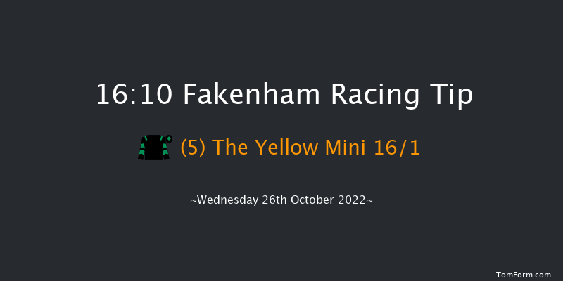 Fakenham 16:10 Handicap Hurdle (Class 5) 20f Fri 14th Oct 2022