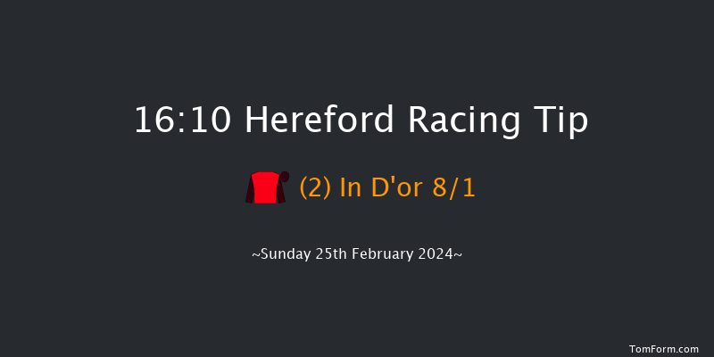 Hereford  16:10 Handicap Hurdle (Class 4)
20f Wed 14th Feb 2024