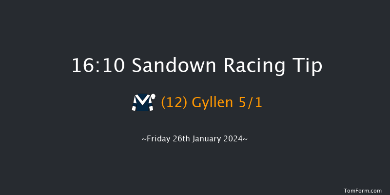 Sandown  16:10 Handicap Hurdle (Class 4)
20f Sat 9th Dec 2023