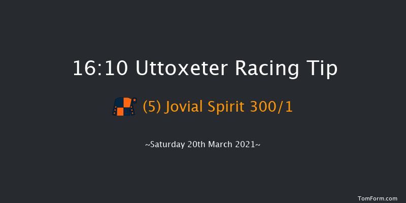 DE14 Novices' Hurdle (GBB Race) Uttoxeter 16:10 Maiden Hurdle (Class 4) 20f Sun 21st Feb 2021