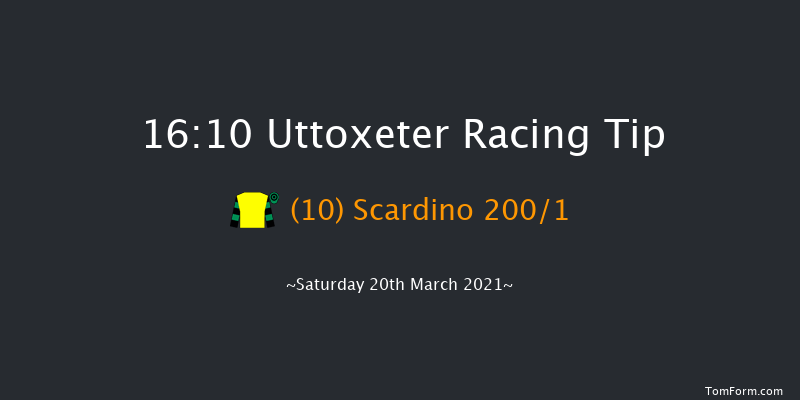 DE14 Novices' Hurdle (GBB Race) Uttoxeter 16:10 Maiden Hurdle (Class 4) 20f Sun 21st Feb 2021