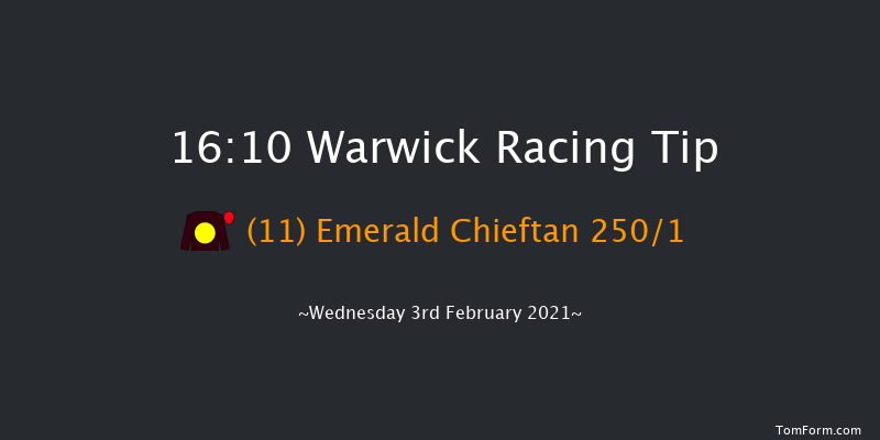 Willoughby De Broke Open Hunters' Chase Warwick 16:10 Hunter Chase (Class 6) 24f Sat 16th Jan 2021