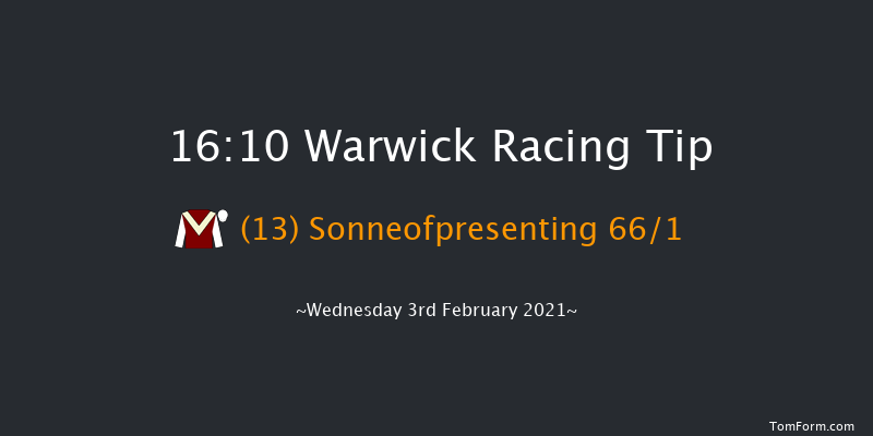 Willoughby De Broke Open Hunters' Chase Warwick 16:10 Hunter Chase (Class 6) 24f Sat 16th Jan 2021