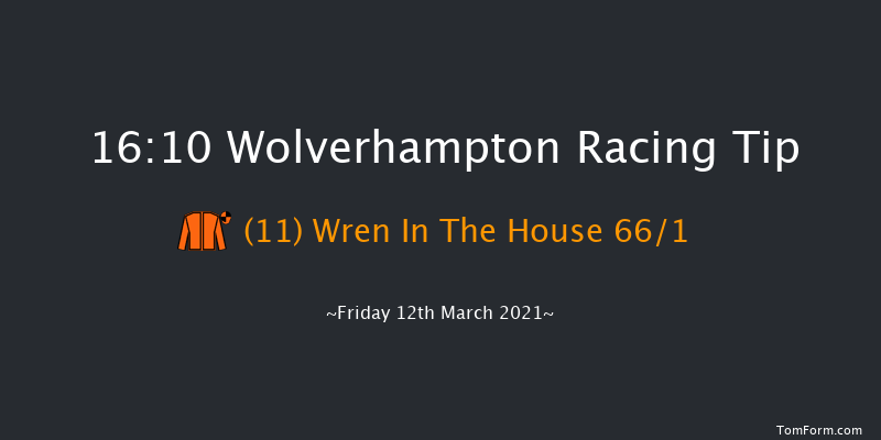 Betway Classified Stakes (Div 1) Wolverhampton 16:10 Stakes (Class 6) 6f Mon 8th Mar 2021