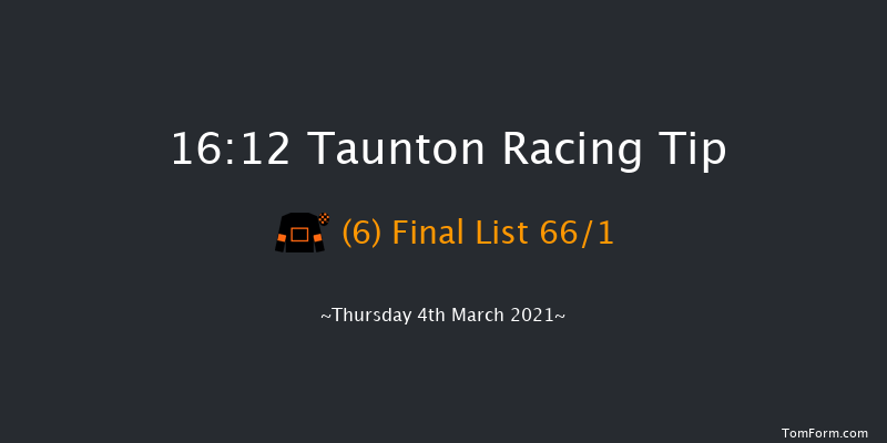 Central Motors Chard Handicap Hurdle Taunton 16:12 Handicap Hurdle (Class 4) 24f Tue 23rd Feb 2021