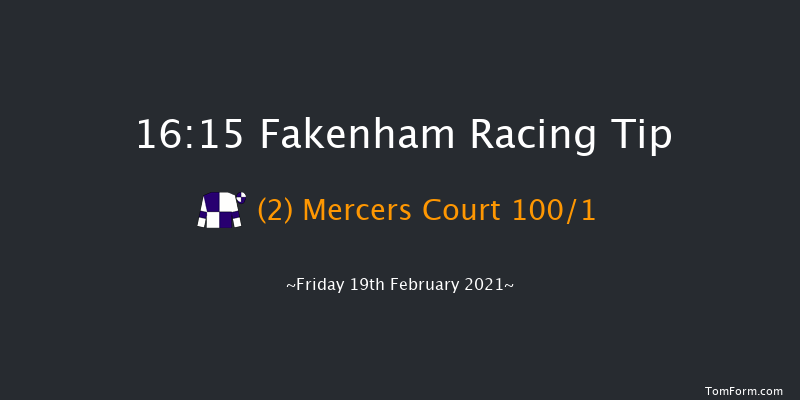 William Bulwer Long Memorial 'Grassroots' Hunters' Chase Fakenham 16:15 Hunter Chase (Class 5) 24f Thu 28th Jan 2021