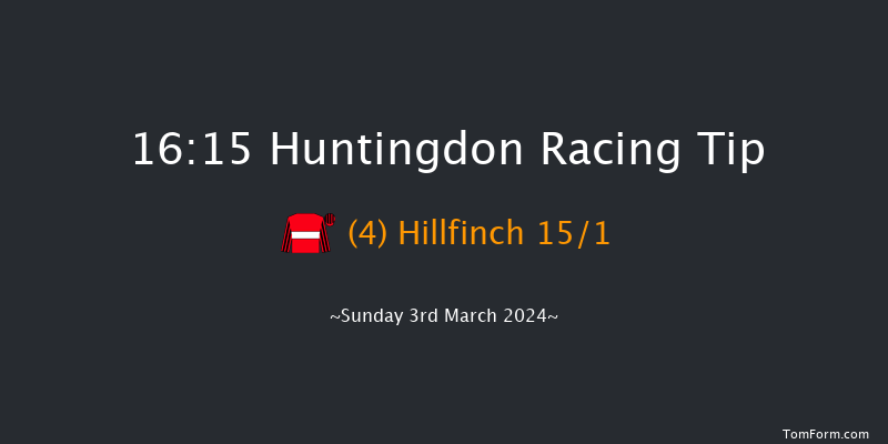 Huntingdon  16:15 Handicap Hurdle (Class 5)
25f Thu 8th Feb 2024