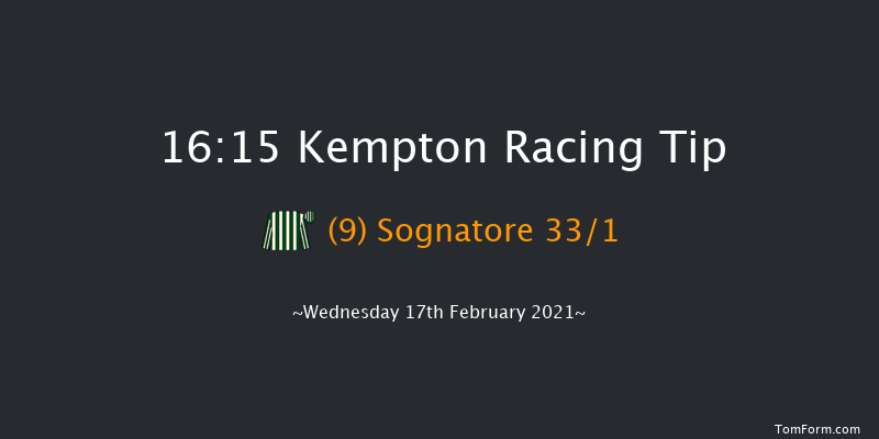 Unibet Extra Place Offers Every Day Maiden Stakes (Div 1) Kempton 16:15 Maiden (Class 5) 7f Tue 16th Feb 2021