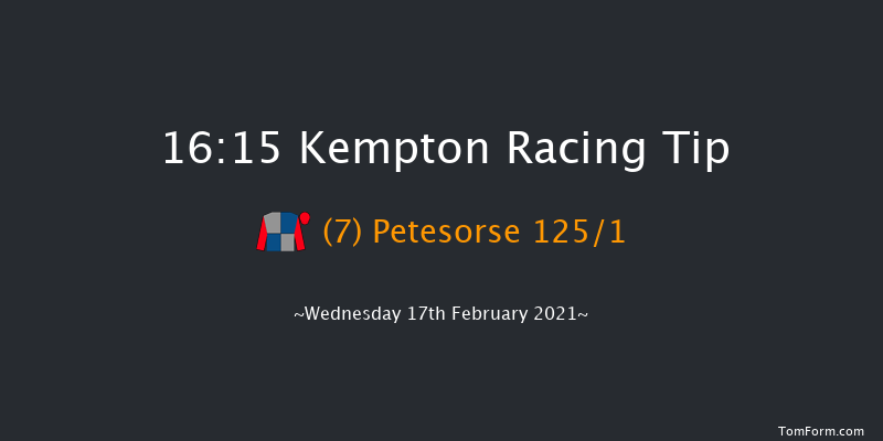 Unibet Extra Place Offers Every Day Maiden Stakes (Div 1) Kempton 16:15 Maiden (Class 5) 7f Tue 16th Feb 2021