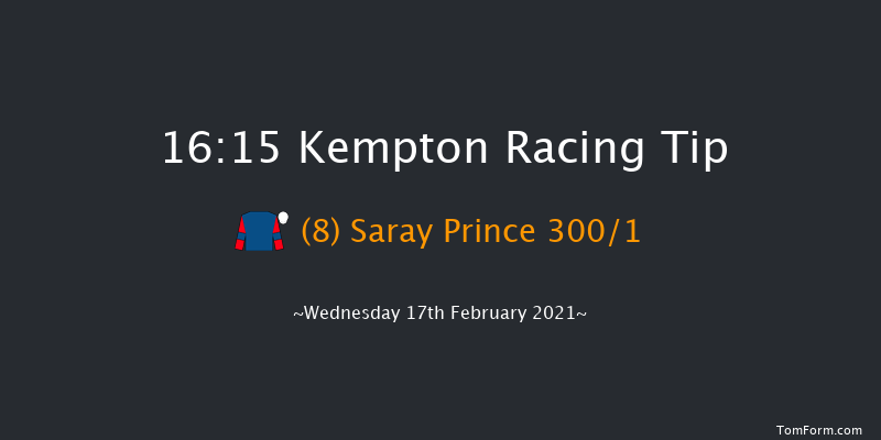 Unibet Extra Place Offers Every Day Maiden Stakes (Div 1) Kempton 16:15 Maiden (Class 5) 7f Tue 16th Feb 2021