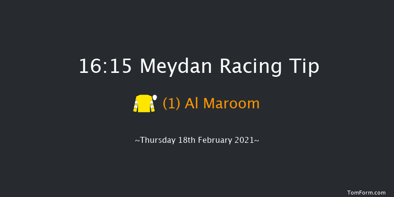 UAE Oaks Sponsored By New Jaguar F-Type (Group 3) - Dirt Meydan 16:15 1m 1½f 7 run UAE Oaks Sponsored By New Jaguar F-Type (Group 3) - Dirt Sat 13th Feb 2021