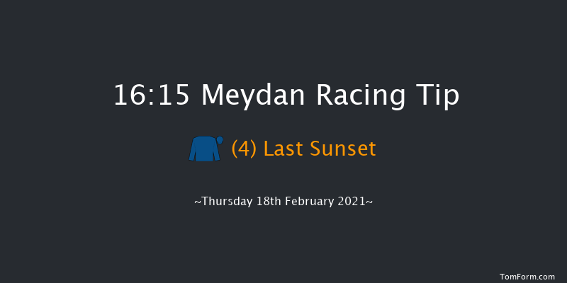 UAE Oaks Sponsored By New Jaguar F-Type (Group 3) - Dirt Meydan 16:15 1m 1½f 7 run UAE Oaks Sponsored By New Jaguar F-Type (Group 3) - Dirt Sat 13th Feb 2021