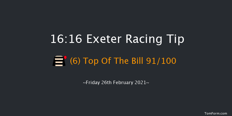 Exeter On Haldon Hill Standard Open NH Flat Race (GBB Race) Exeter 16:16 NH Flat Race (Class 5) 17f Sun 14th Feb 2021