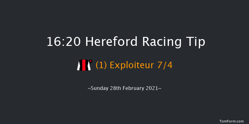 Central Roofing Novices' Hurdle (GBB Race) Hereford 16:20 Maiden Hurdle (Class 4) 26f Wed 17th Feb 2021