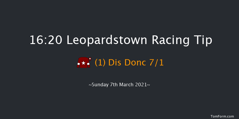 Irish Stallion Farms EBF Rated Novice Chase Leopardstown 16:20 Maiden Chase 17f Sun 7th Feb 2021