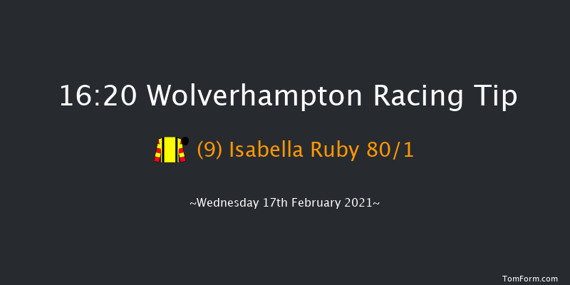 Heed Your Hunch At Betway Handicap (Div 1) Wolverhampton 16:20 Handicap (Class 6) 6f Mon 15th Feb 2021