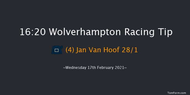 Heed Your Hunch At Betway Handicap (Div 1) Wolverhampton 16:20 Handicap (Class 6) 6f Mon 15th Feb 2021