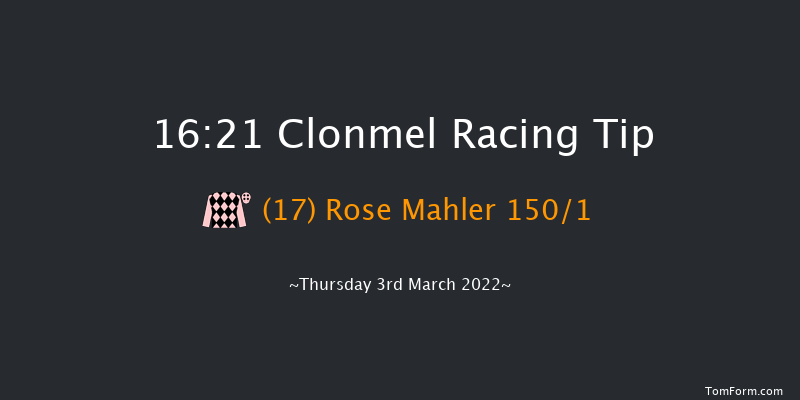 Clonmel 16:21 Maiden Hurdle 19f Thu 17th Feb 2022