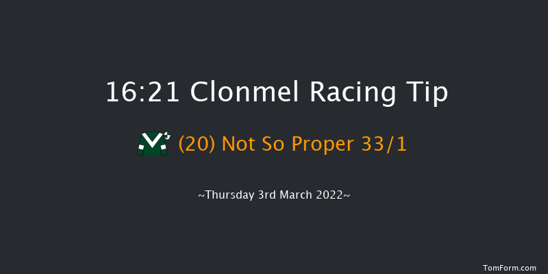 Clonmel 16:21 Maiden Hurdle 19f Thu 17th Feb 2022