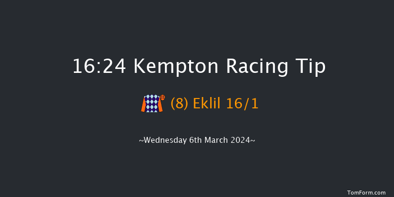 Kempton  16:24 Handicap (Class 4) 8f Sat 2nd Mar 2024