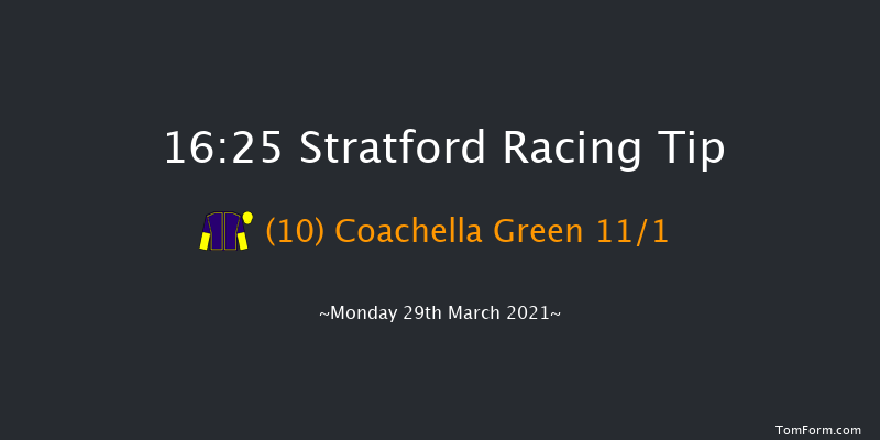 100% RacingTV Profits Back To Racing Handicap Hurdle (Div 1) Stratford 16:25 Handicap Hurdle (Class 5) 22f Mon 15th Mar 2021